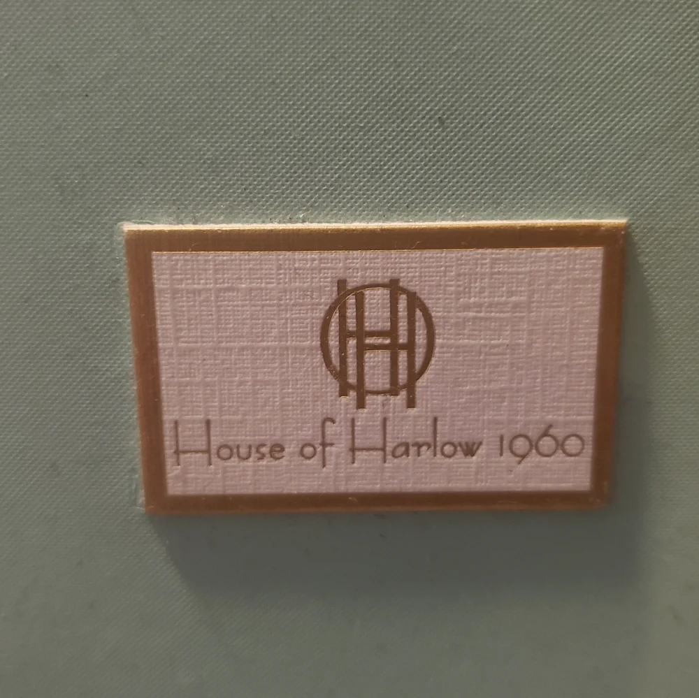 House of Harlow 1960 Gold Geometric Earrings - Picture 4 of 4
